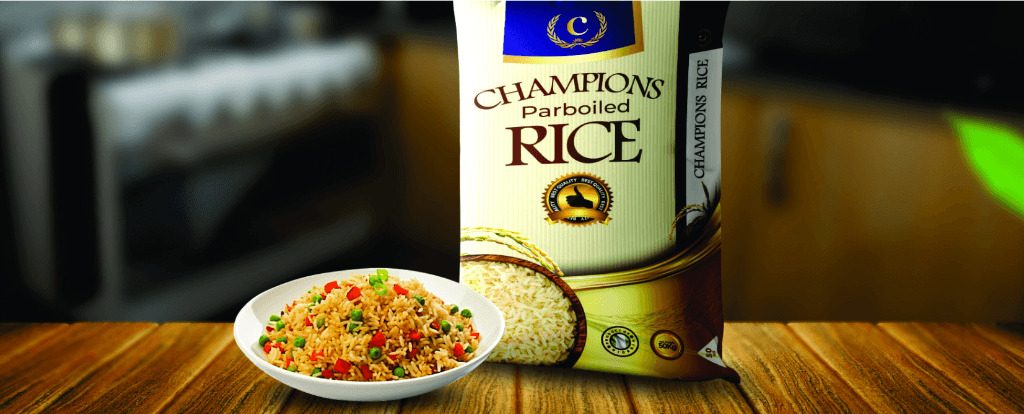 Champions Parboiled Rice 50kg Bag